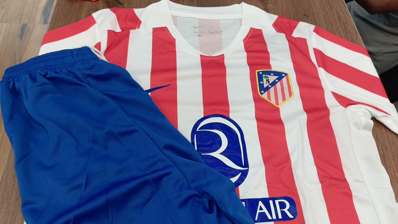 Atletico Madrid Home Football Jersey 25/26 Set