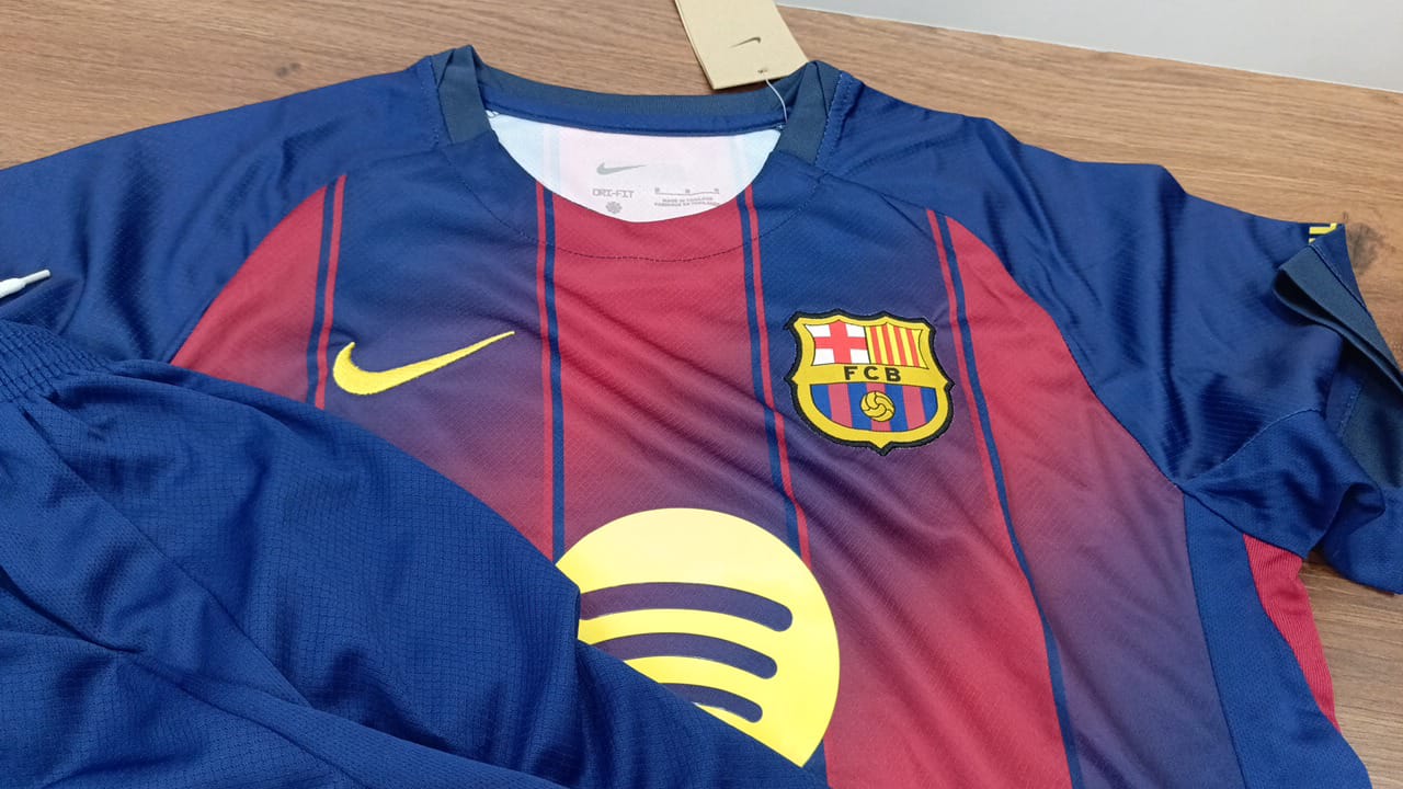 Barcelona Home Football Jersey 25/26 Set
