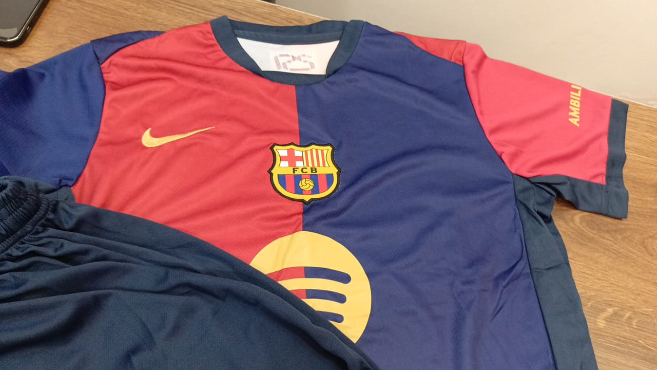 Barcelona Home Football Jersey 24/25 Set